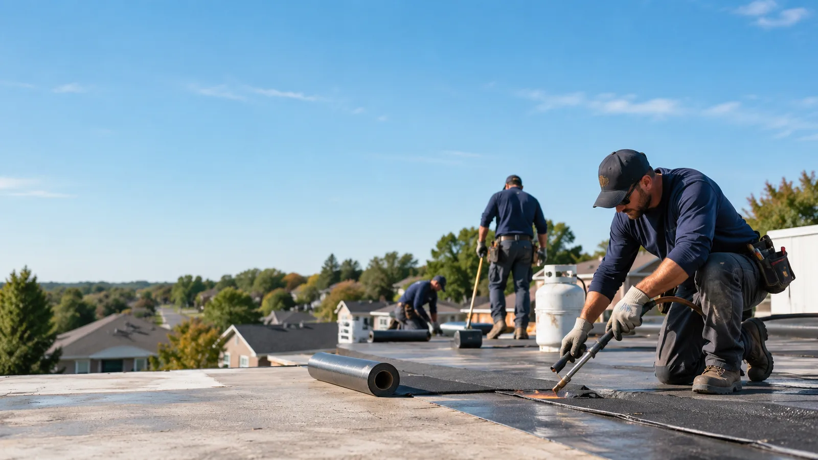Flat Roof Leak Repair providers in Riley, IN